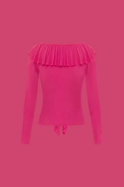 The Love Potion Cardigan in Fuchsia