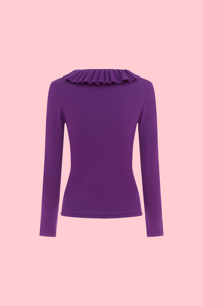The Dark Amethyst Mansfield Cardigan